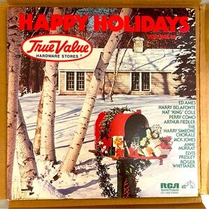 Vintage Retro 1983 True Value Happy Holidays Christmas Album